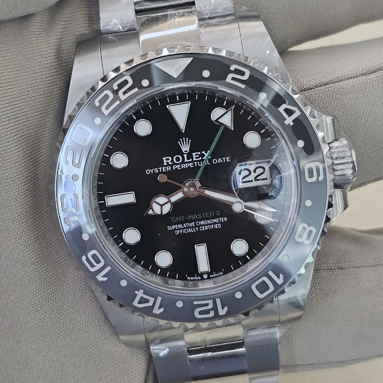 GMT-Master II Stainless Steel / GRNR / Oyster