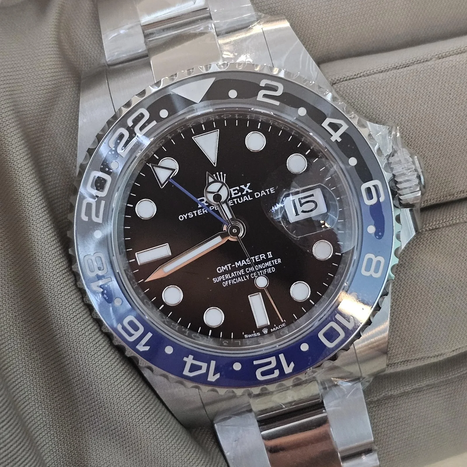 GMT-Master II Stainless Steel / BLNR / Oyster
