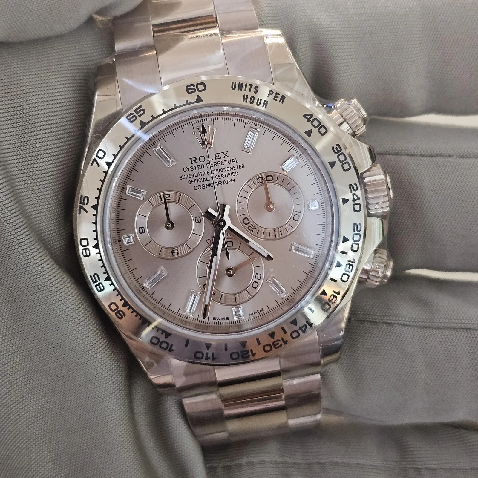 Cosmograph Daytona Everose / Pink - Baguette