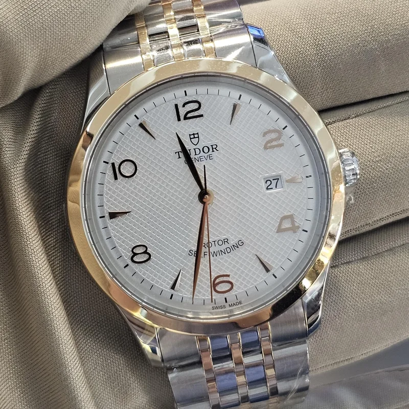 1926 41 Stainless Steel / Rose Gold / White