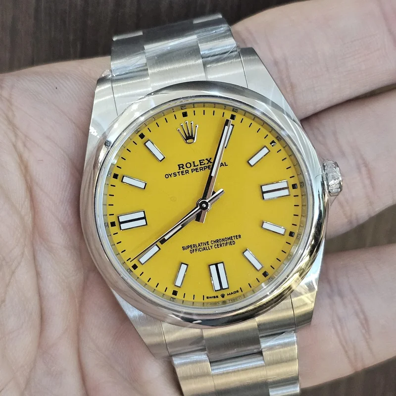 Oyster Perpetual 41 Stainless Steel / Yellow
