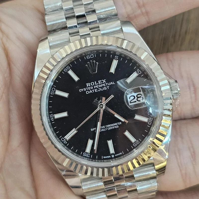 Datejust 41 Stainless Steel Fluted / Jubilee / Black