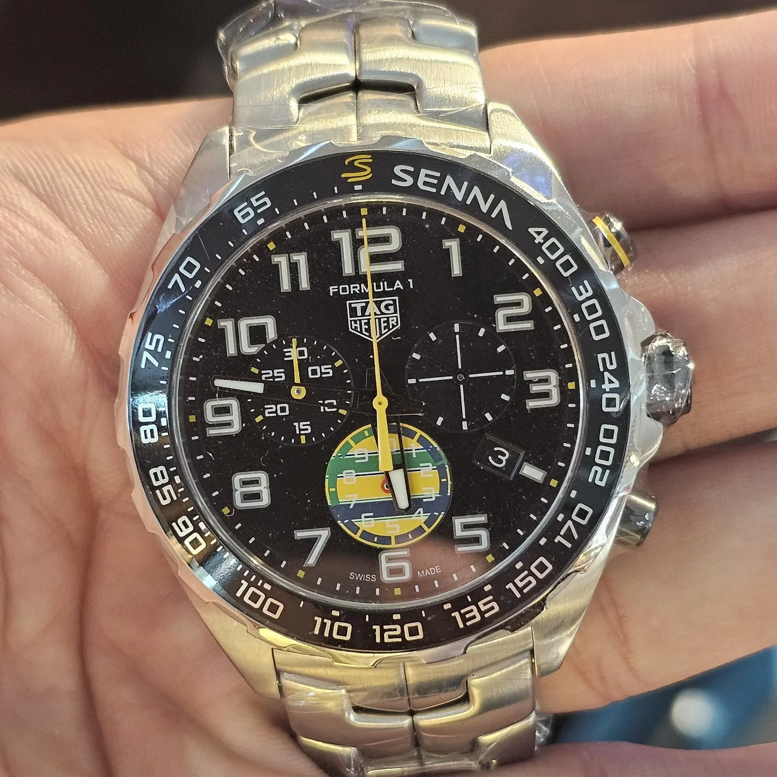 Formula 1 Chronograph X Senna Stainless Steel / Black
