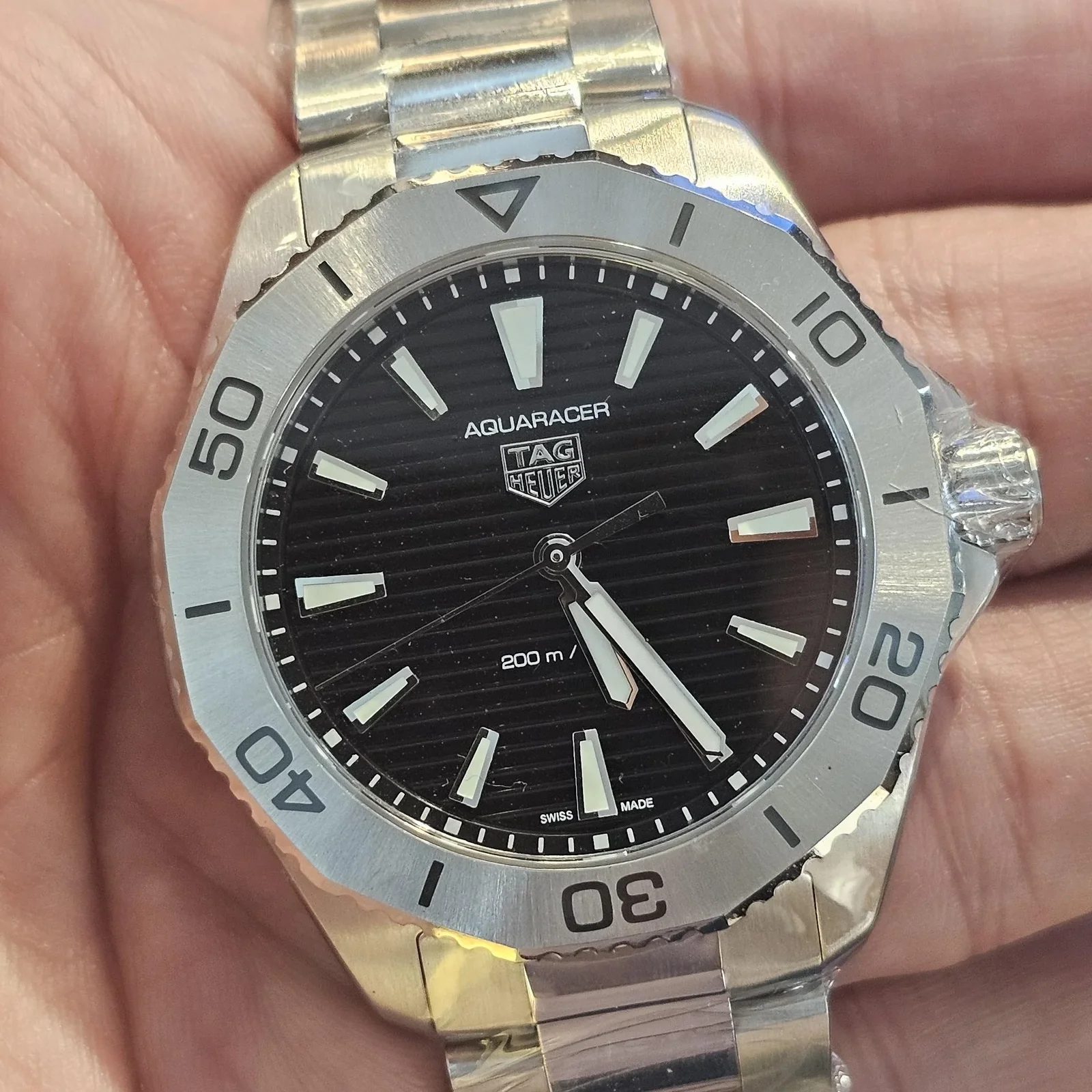 Aquaracer Professional 200 Quartz 40 Stainless Steel / Black