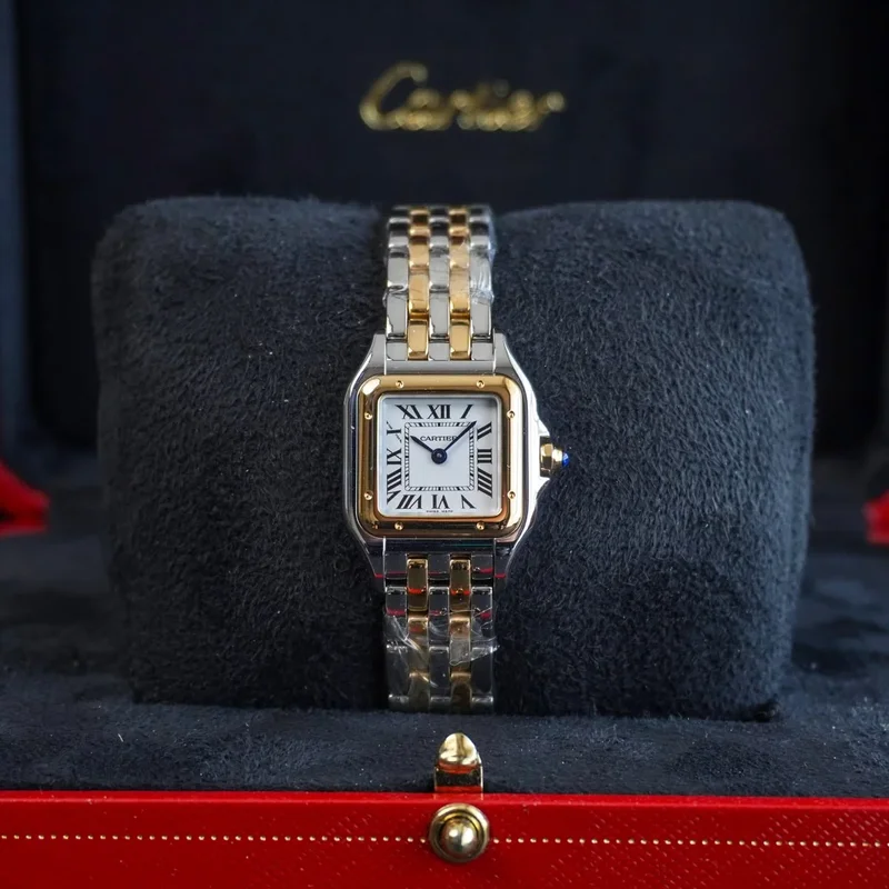 Panthere Small Stainless Steel - Yellow Gold / White