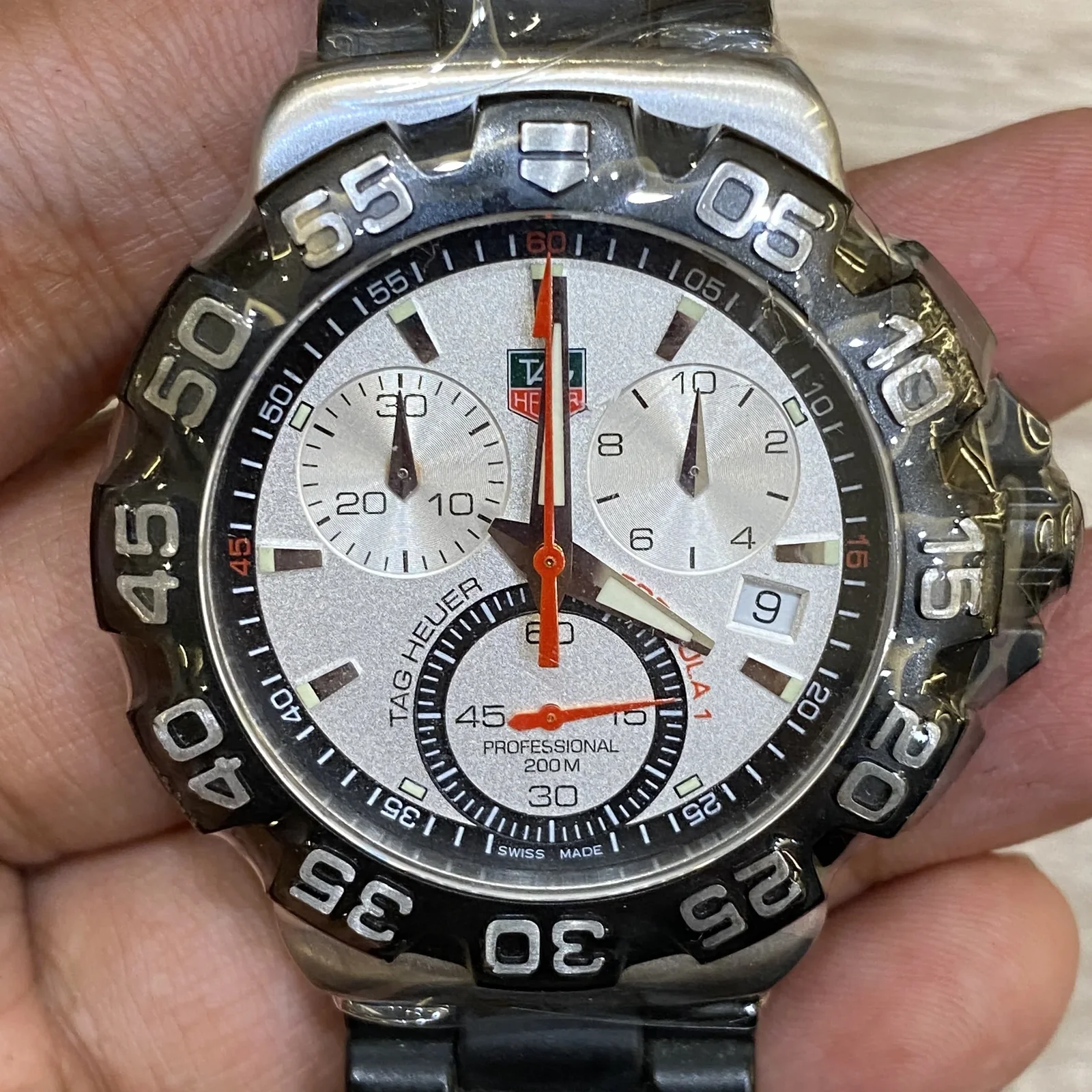 Formula 1 Quartz Chronograph Stainless Steel / Silver / Rubber
