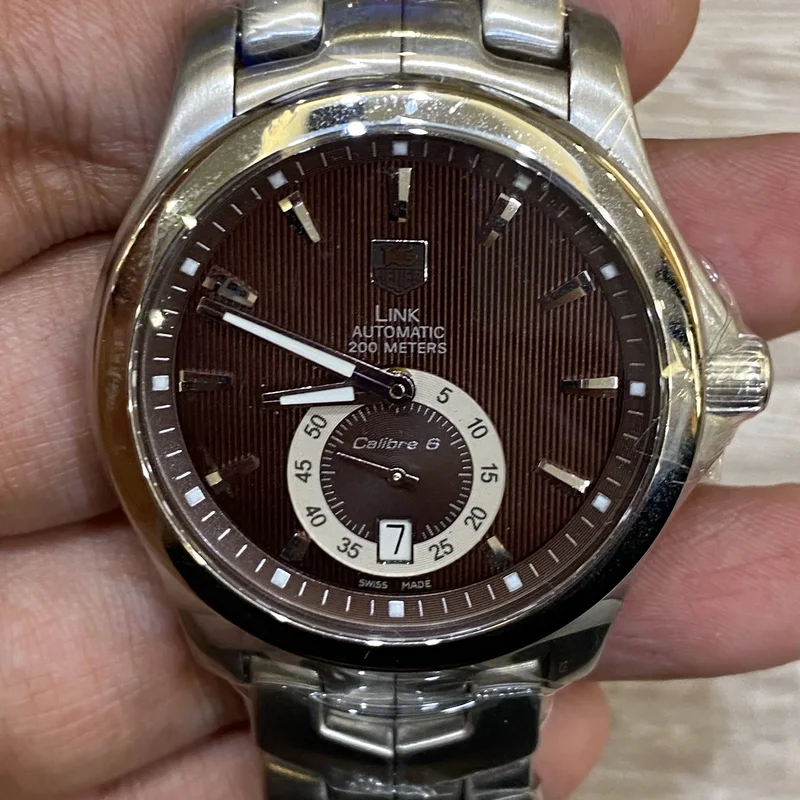 Link Calibre 6 Stainless Steel / Brown