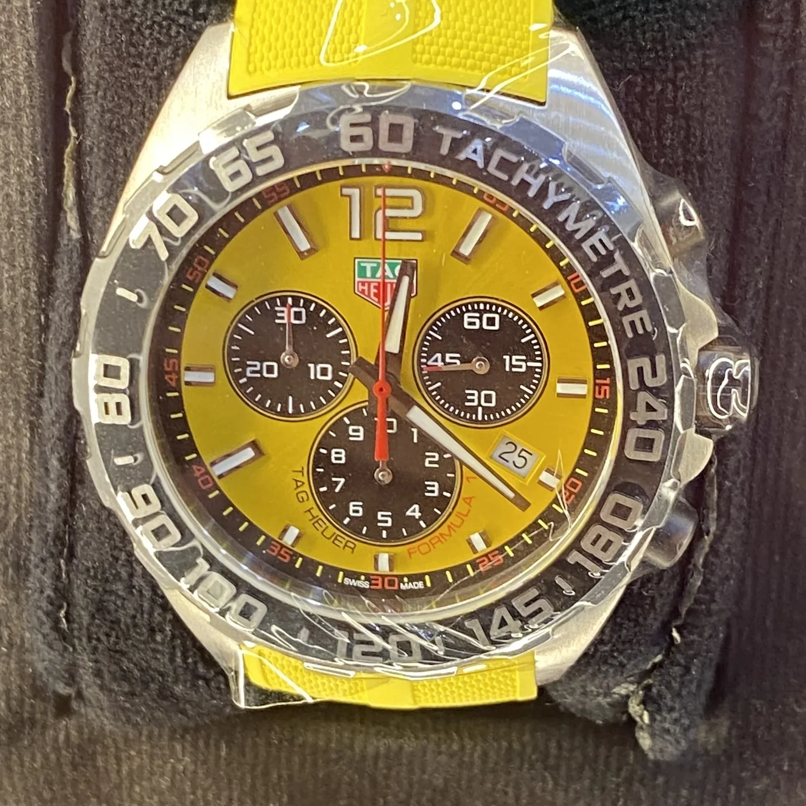 Formula 1 Quartz Chronograph Stainless Steel / Yellow