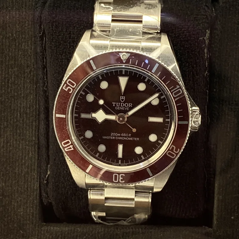 Black Bay Fifty-Eight Stainless Steel Burgundy / Oyster