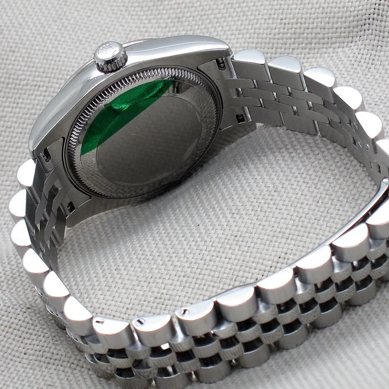 Thumb Datejust 31 Stainless Steel Fluted / Jubilee / White - Roman