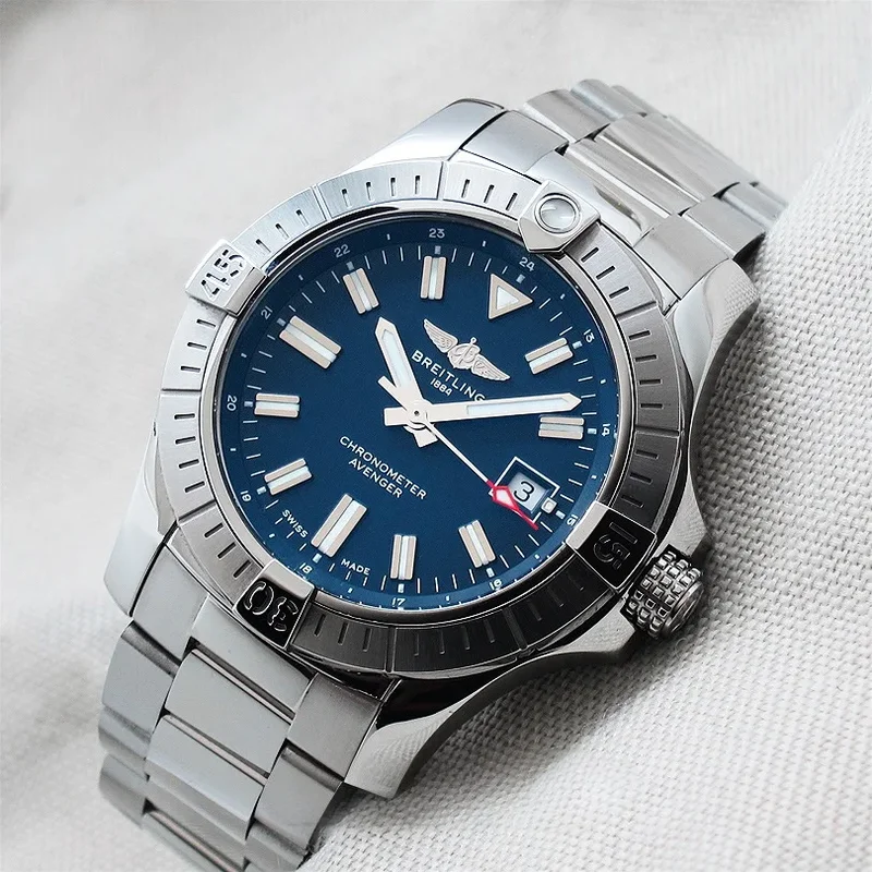 Avenger Automatic 43 Stainless Steel / Blue / Bracelet