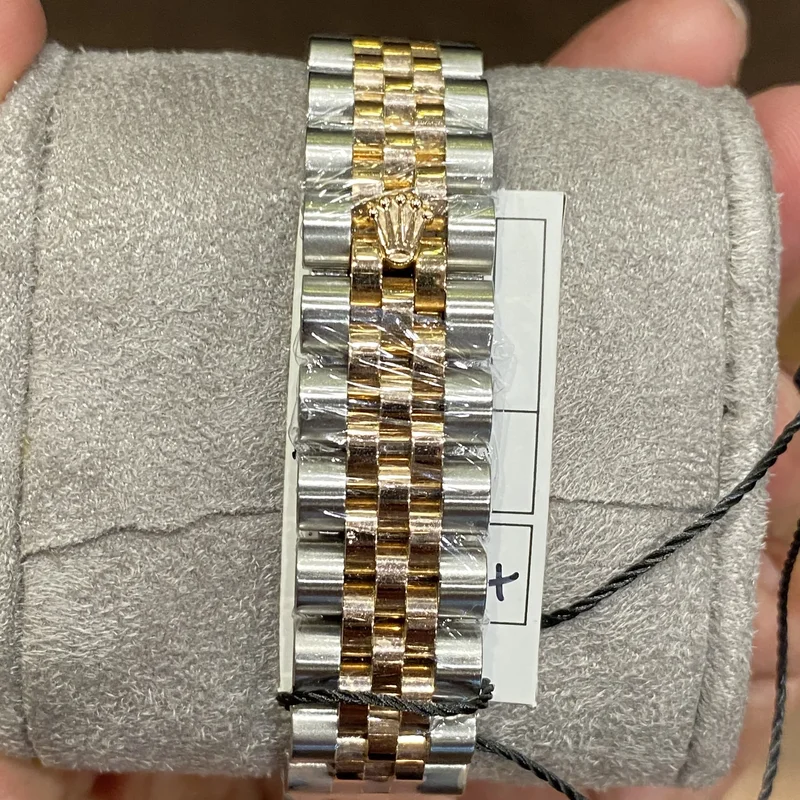 Thumb Datejust 31 Rolesor Yellow Fluted / Jubilee / Blue Computer
