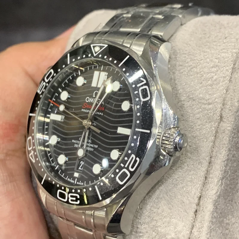 Thumb Seamaster Diver 300M Master Co-Axial 42 Stainless Steel / Black / Bracelet