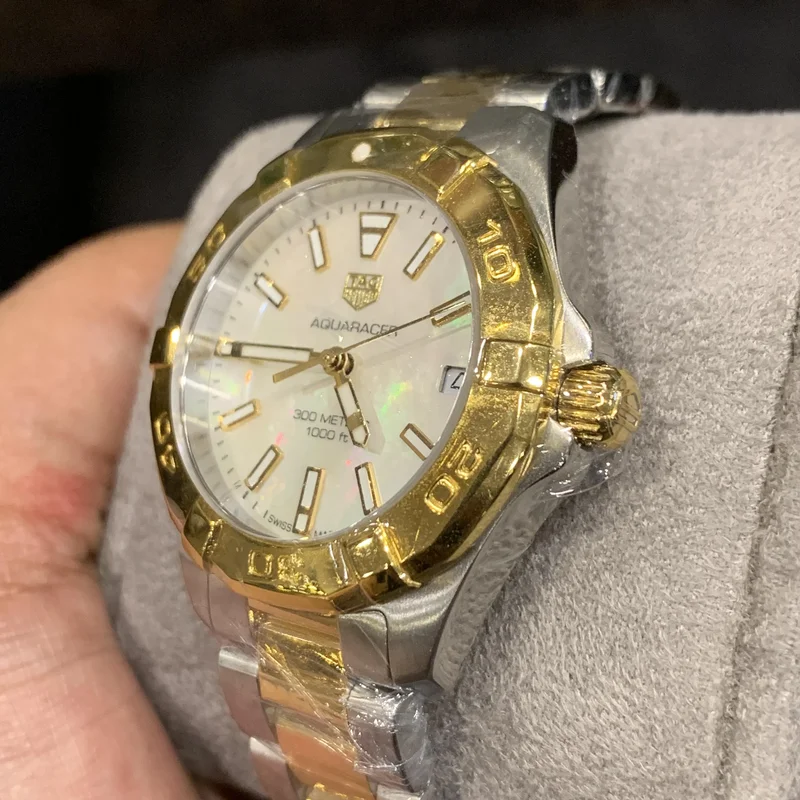 Thumb Aquaracer 300M Quartz 32 Yellow Gold / Mother of Pearl