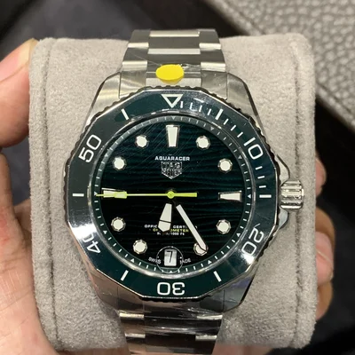 Aquaracer Professional 300 Date 42 Stainless Steel / Green