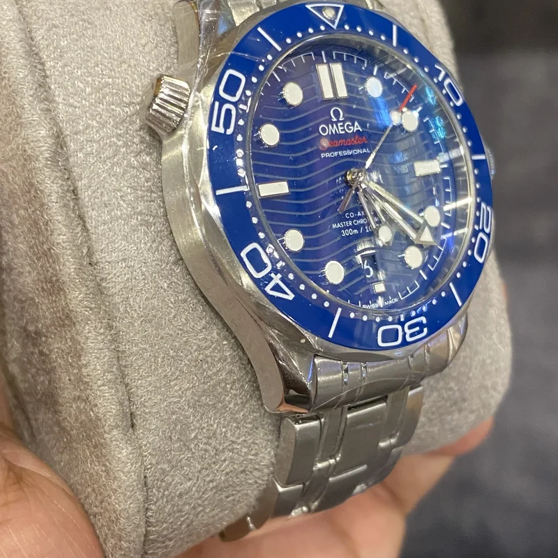 Thumb Seamaster Diver 300M Master Co-Axial 42 Stainless Steel / Blue / Bracelet