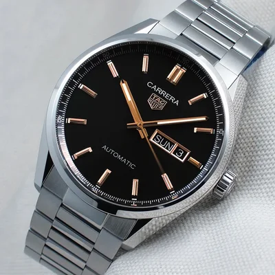 Carrera Automatic Stainless Steel / Black / Bracelet
