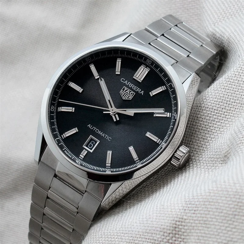 Carrera Automatic Stainless Steel / Black / Bracelet