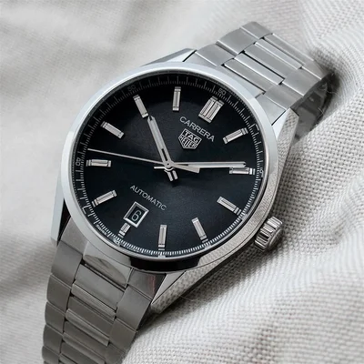 Carrera Automatic Stainless Steel / Black / Bracelet