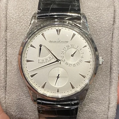 Master Ultra Thin Réserve de Marche Stainless Steel / Silver / Alligator