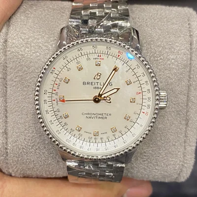 Navitimer 1 35 Automatic Stainless Steel / MOP / Bracelet