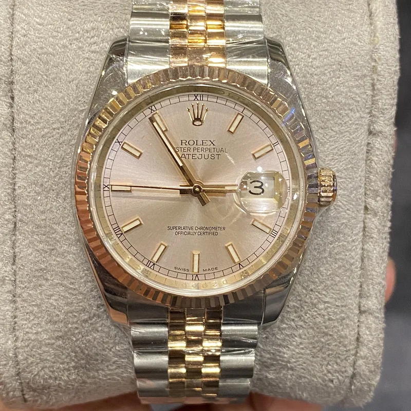 Datejust 36 Rolesor Everose Fluted / Jubilee / Pink