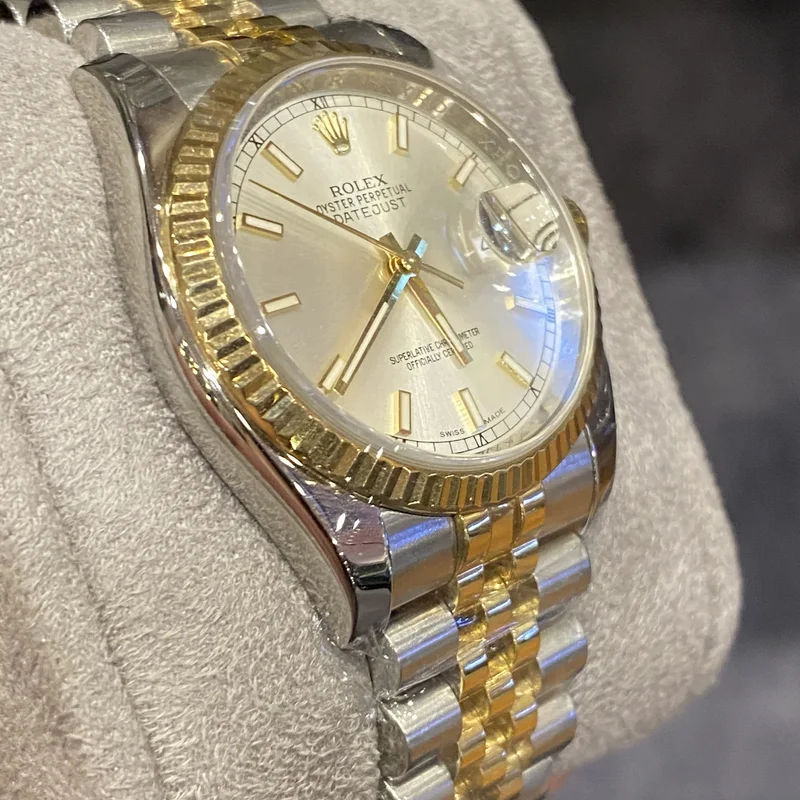 Thumb Datejust 36 Rolesor Yellow Fluted / Jubilee / Silver