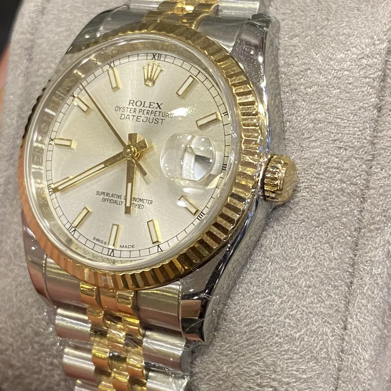 Thumb Datejust 36 Rolesor Yellow Fluted / Jubilee / Silver