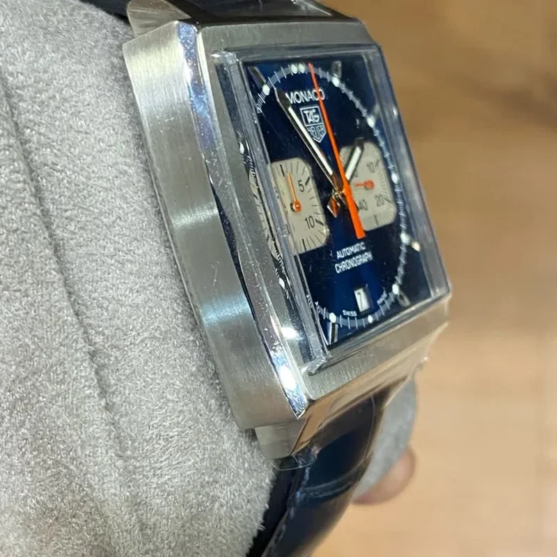 Thumb Monaco Calibre 17 Stainless Steel / Blue