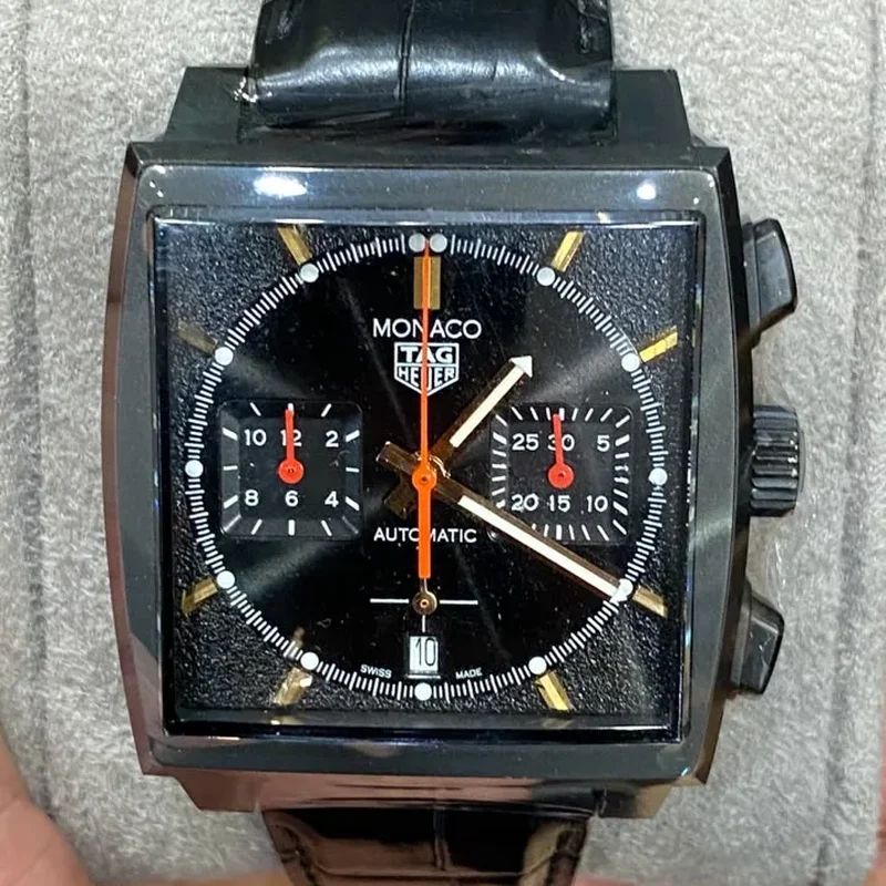 Monaco Calibre Heuer 02 Titanium DLC / Black