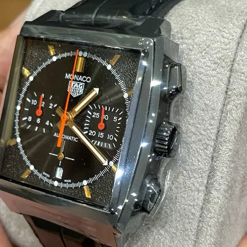Thumb Monaco Calibre Heuer 02 Titanium DLC / Black