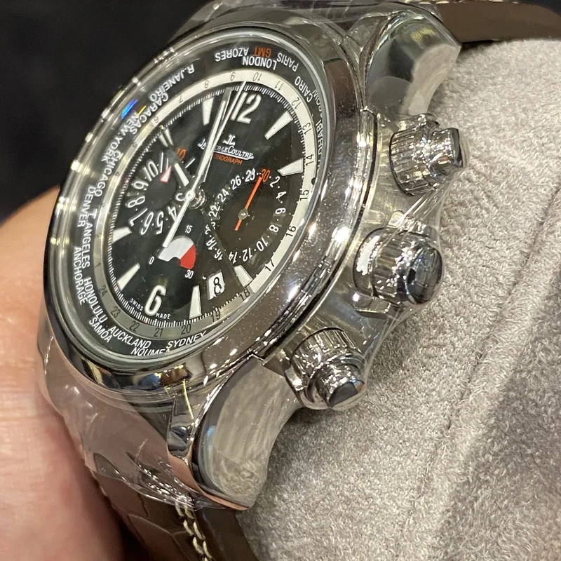 Thumb Master Compressor Chronograph Stainless Steel / Black - Strap