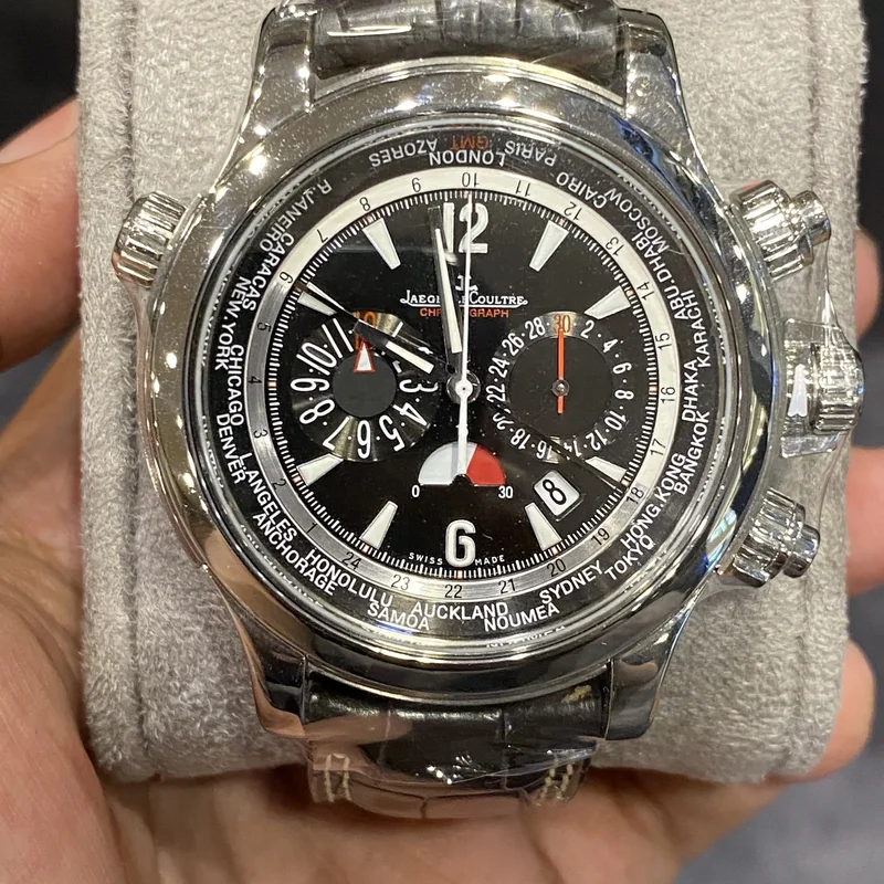 Master Compressor Chronograph Stainless Steel / Black - Strap