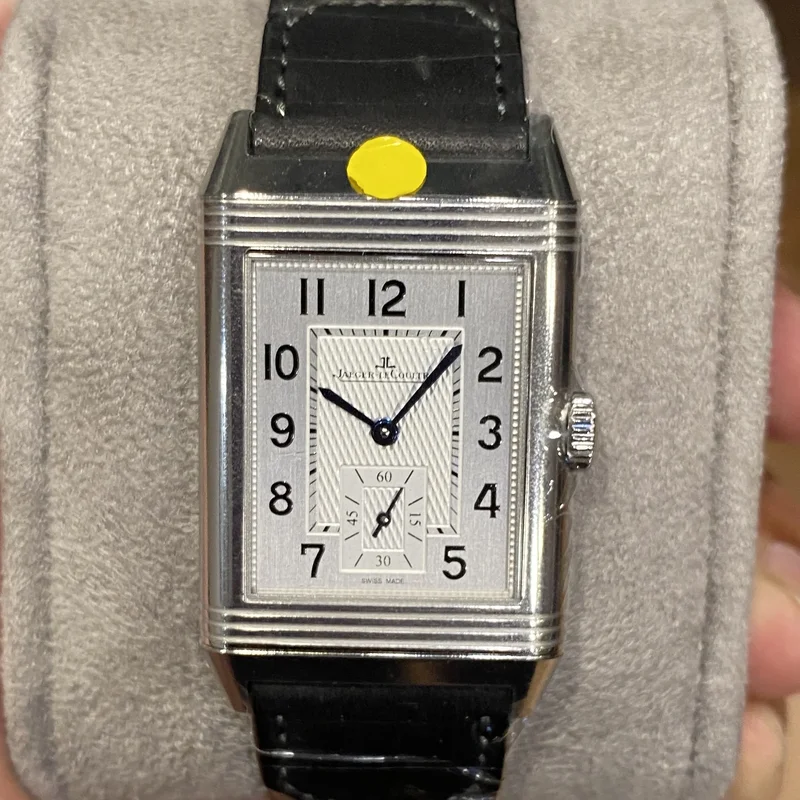 Reverso Classic Large Small Seconds Stainless Steel / Silver / Alligator