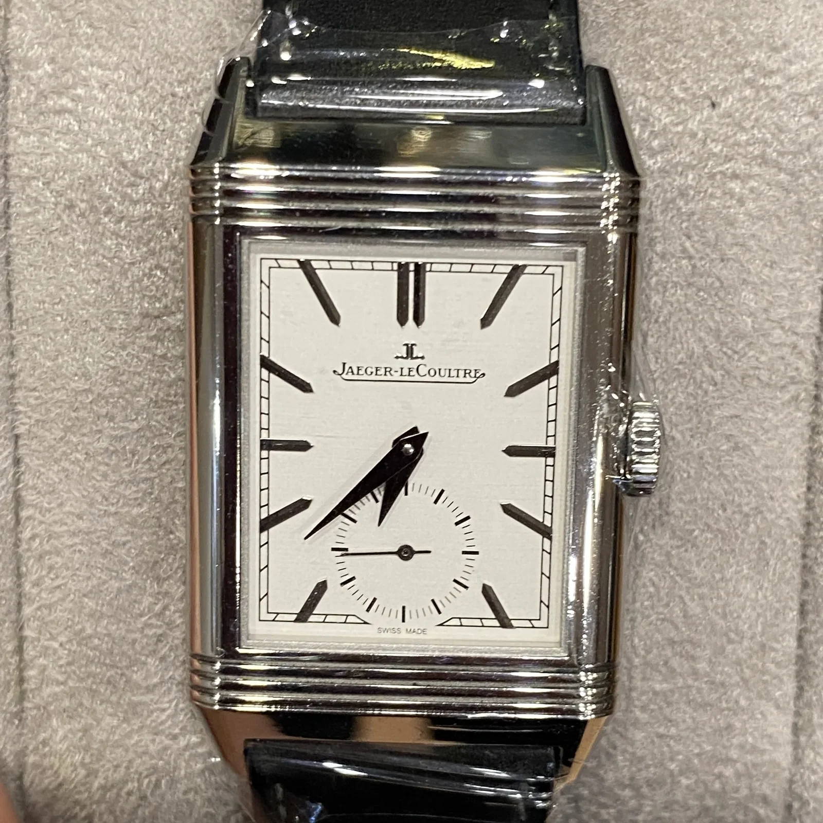 Reverso Tribute Small Seconds Stainless Steel / Silver / Fagliano