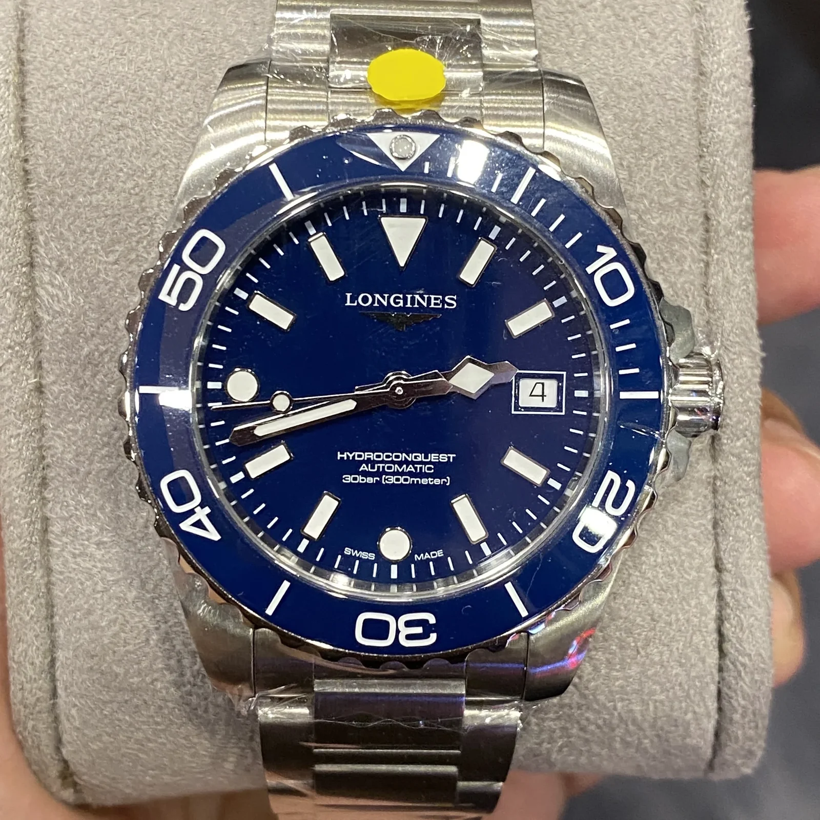 Hydroconquest Automatic 39 Stainless Steel / Blue / Bracelet