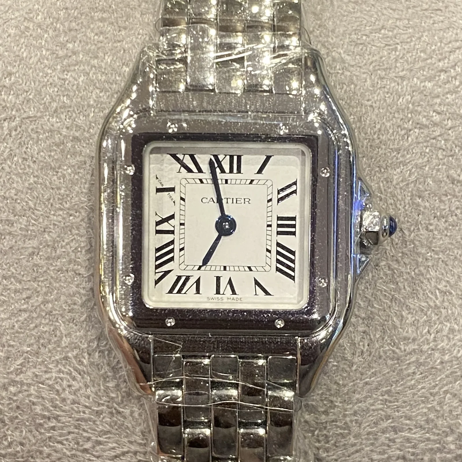 Panthere Small Stainless Steel White