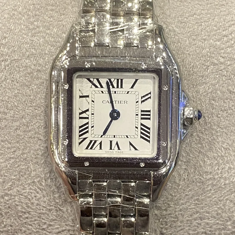 Panthere Small Stainless Steel White