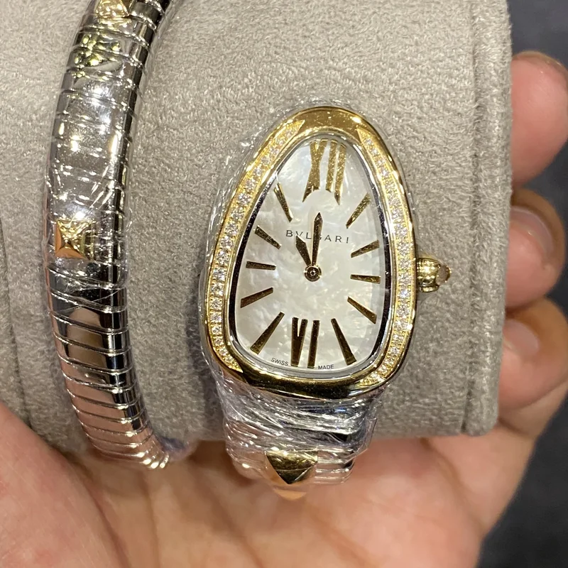 Serpenti Tubogas Studs Capsule / Mother of Pearl / Limited Edition