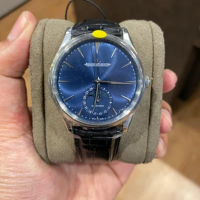 Master Ultra Thin Moon Stainless Steel / Blue / Alligator