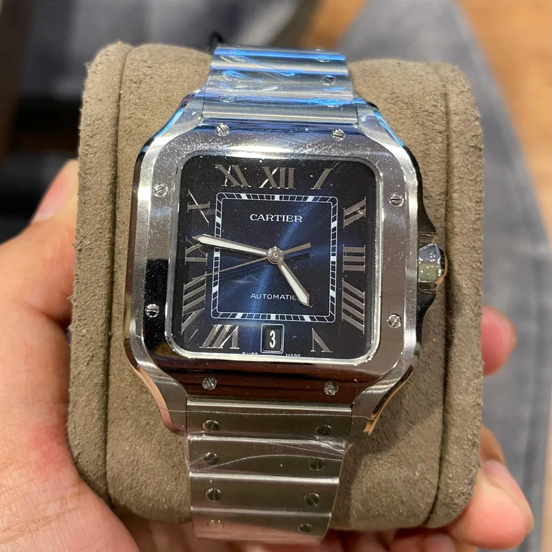 Santos de Cartier Blue Large
