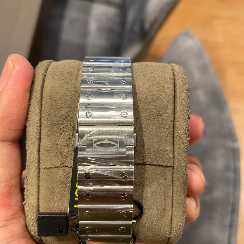 Thumb Santos de Cartier Blue Large