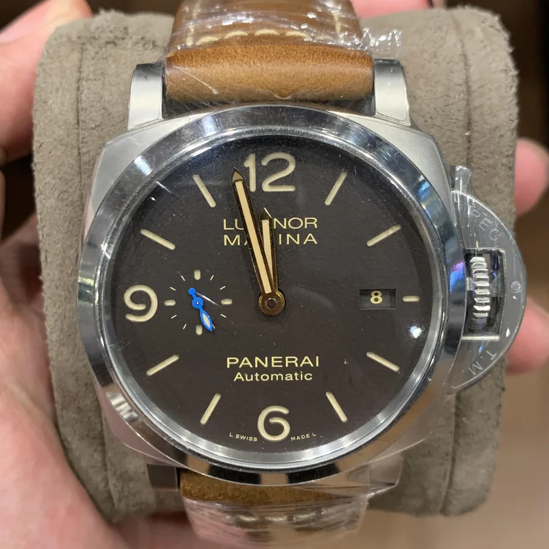Luminor 1950 Marina 44 3 Days Automatic Titanium / Brown