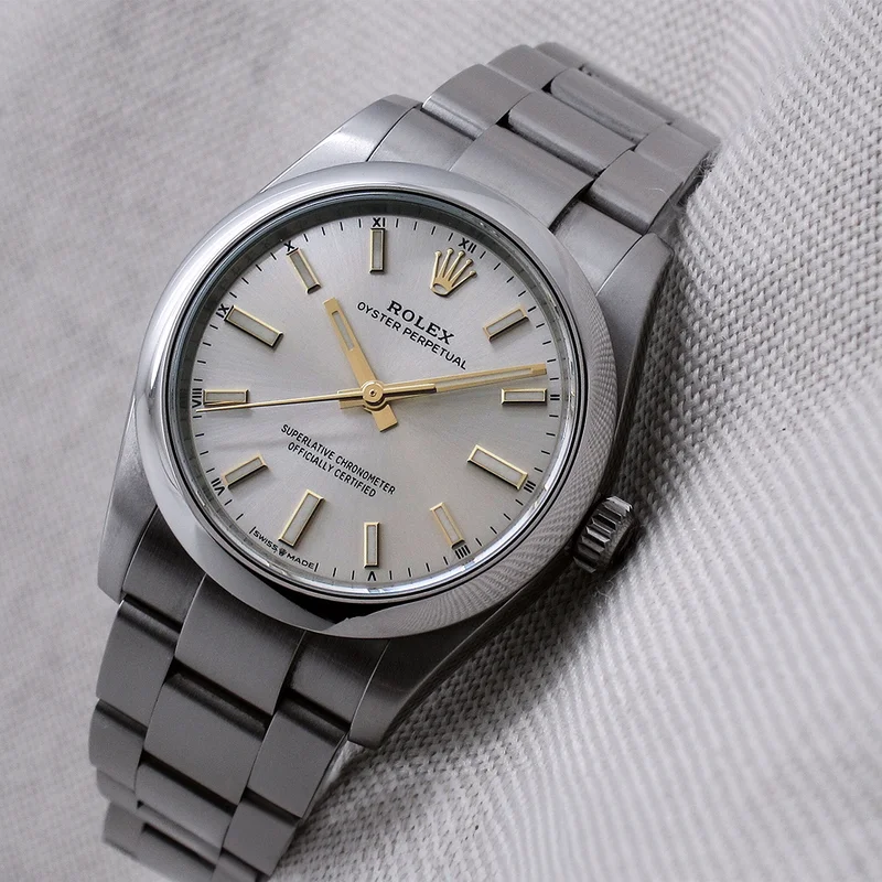 Oyster Perpetual 34 Stainless Steel / Silver