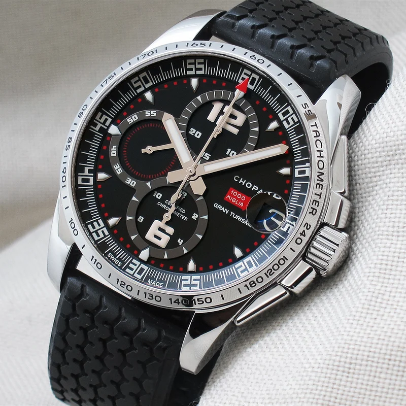 Mille Miglia Gran Turismo XL Chrono Black / Rubber