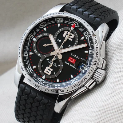 Mille Miglia Gran Turismo XL Chrono Black / Rubber