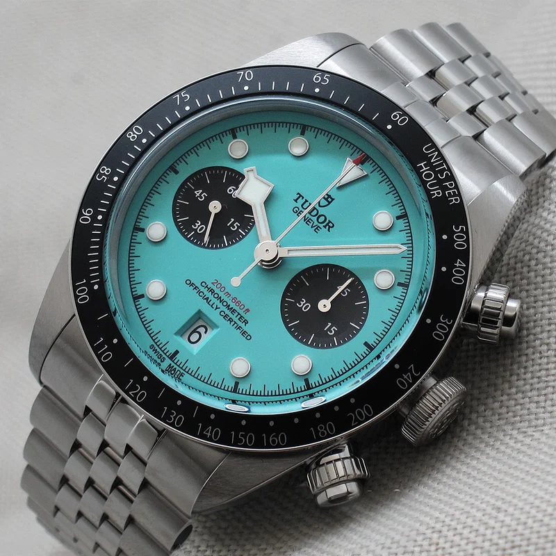 Thumb Heritage Black Bay Chronograph / Stainless Steel / Turquoise
