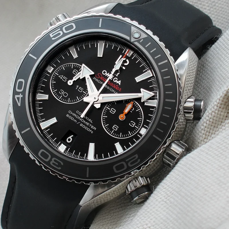 Seamaster Planet Ocean 600M Co-Axial 45.5 Chronograph Stainless Steel / Black / Bracelet