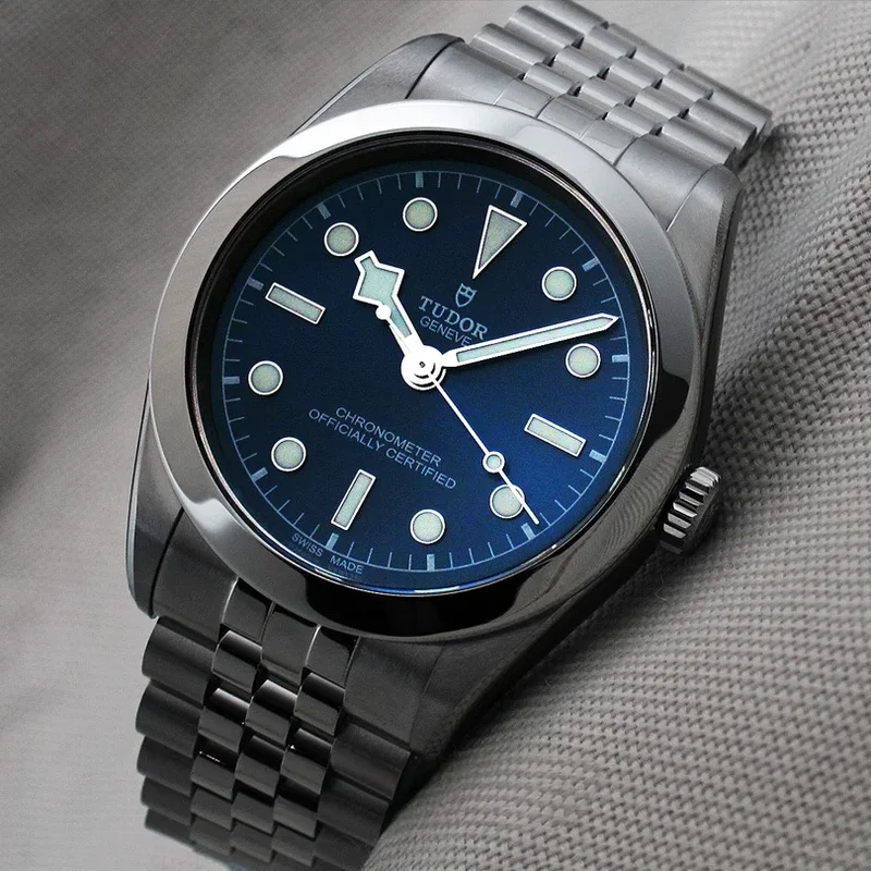 Black Bay One 39 Stainless Steel  / Blue