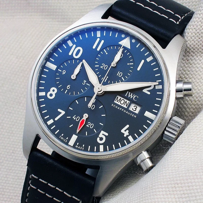 Pilot's Watch Chronograph 41 Stainless Steel / Blue